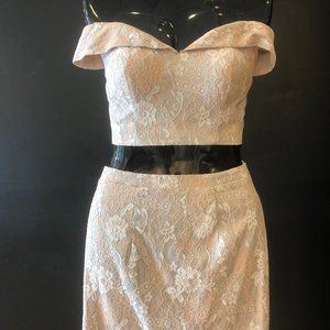 Flower Lace Two Piece Set